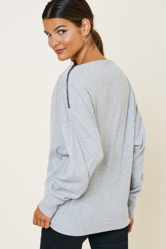 Ain't Seen Nothin' Yet Top - Grey
