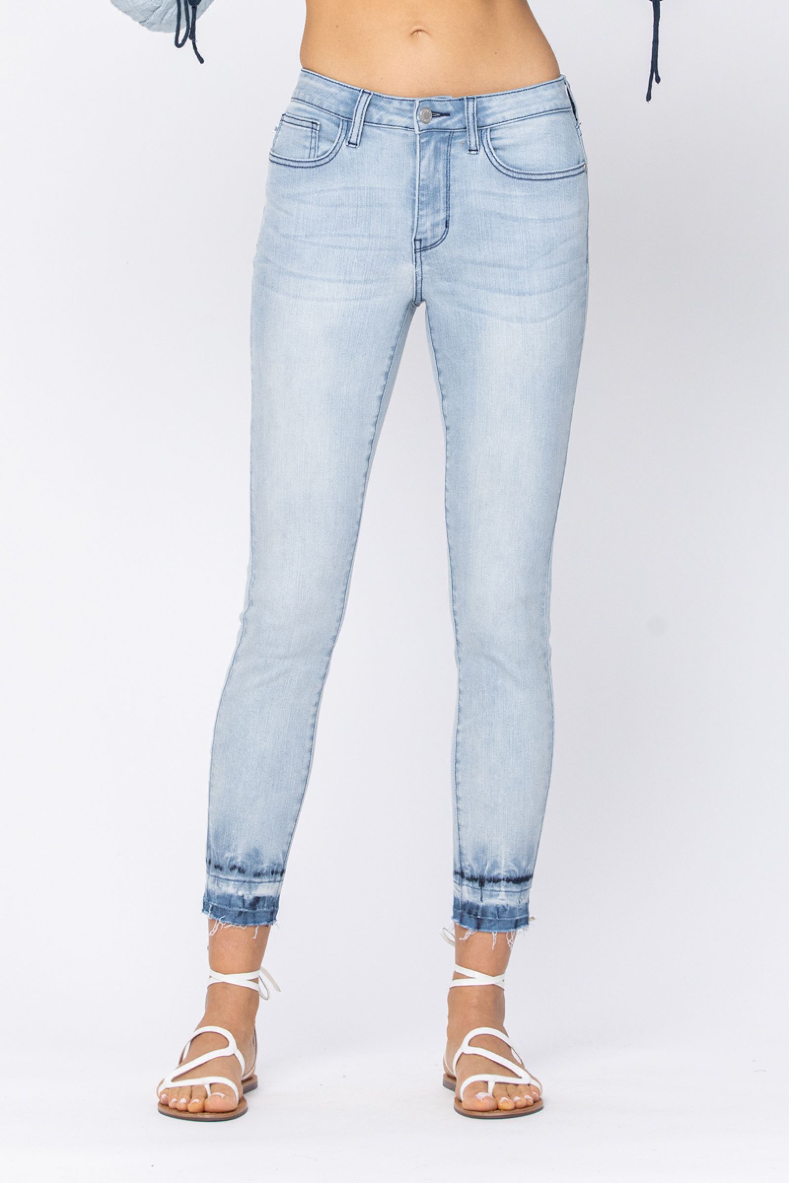 Judy Blue Ombre Release Hem Jeans