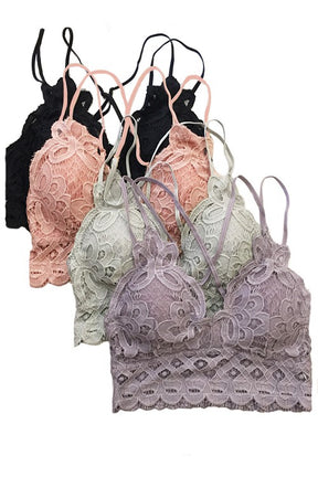 This is Love Lace Bralette - Light Taupe