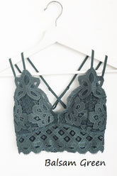 This is Love Lace Bralette - Balsam Green