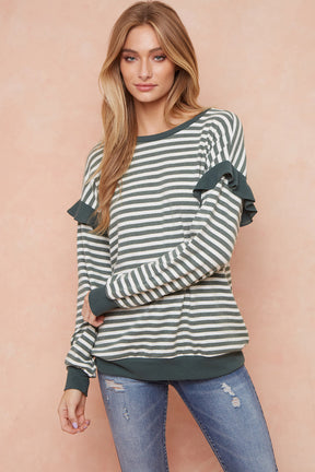 Forever the Best Ruffle Sleeve Pullover