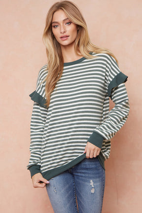 Forever the Best Ruffle Sleeve Pullover
