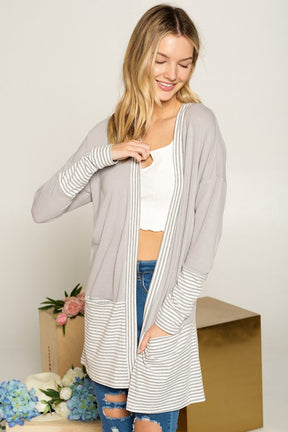 Forever Isn't Long Enough Cardigan - Grey