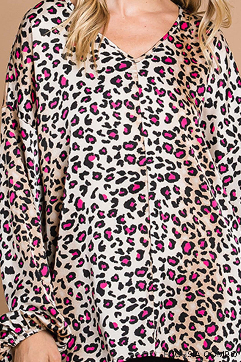 Look Ahead Leopard Blouse