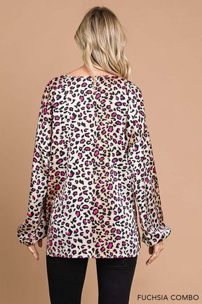 Look Ahead Leopard Blouse