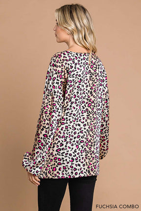 Look Ahead Leopard Blouse