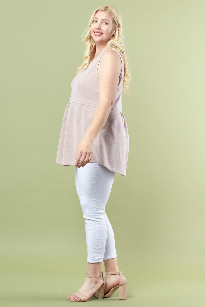Best With You Tank - Heather Brick