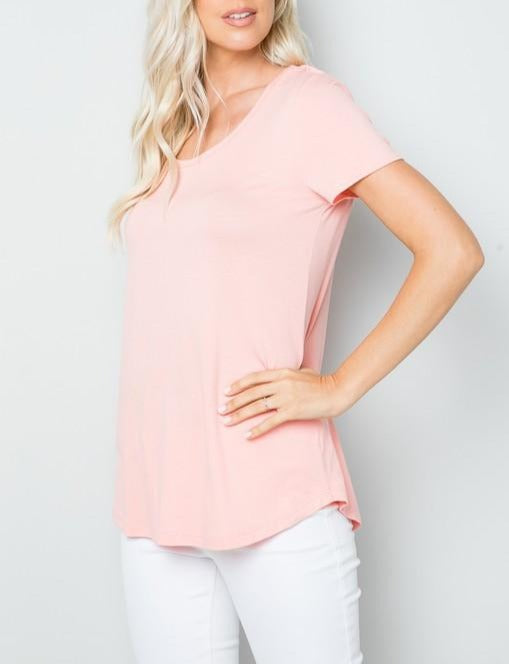 Party In the Back Tee - Pink Blush
