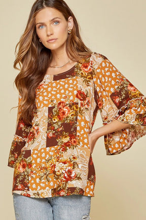 Take Me Away Floral Blouse