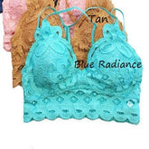This is Love Lace Bralette - Blue Radiance