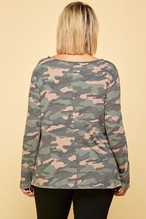 Obviously Yours Camo Top