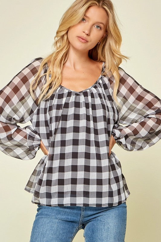 So Much Going On Blouse