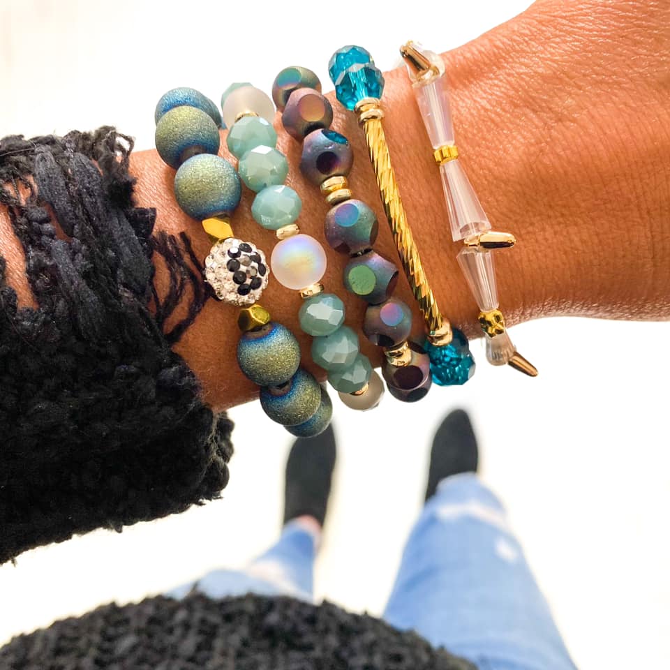Malibu Leopard Bracelet Stack