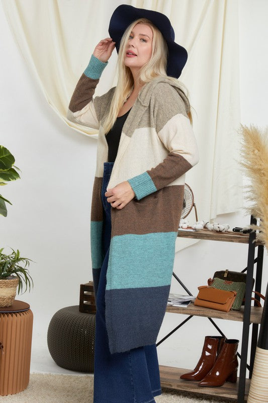 Waiting Outside Hooded Cardigan