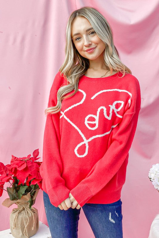 Love Pullover Sweater