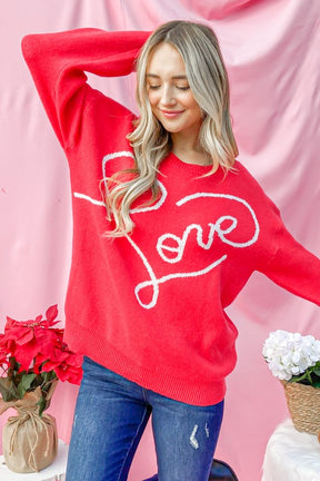 Love Pullover Sweater