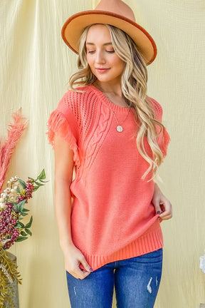 Flying Free Short Sleeve Sweater