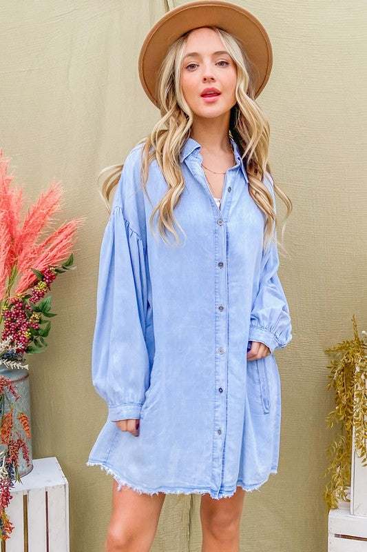 Have a Heart Chambray Dress