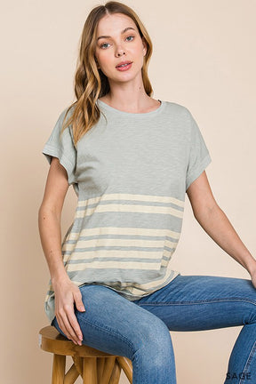 Far From You Striped Tee