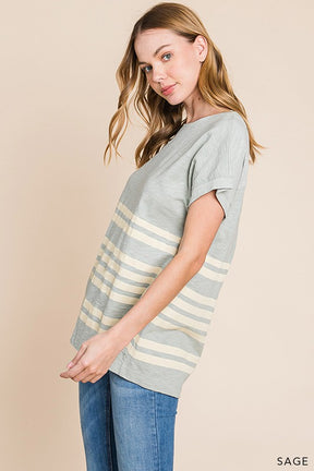 Far From You Striped Tee