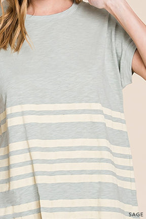 Far From You Striped Tee