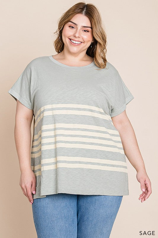 Far From You Striped Tee