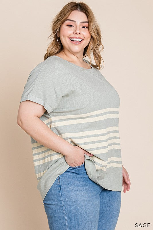 Far From You Striped Tee