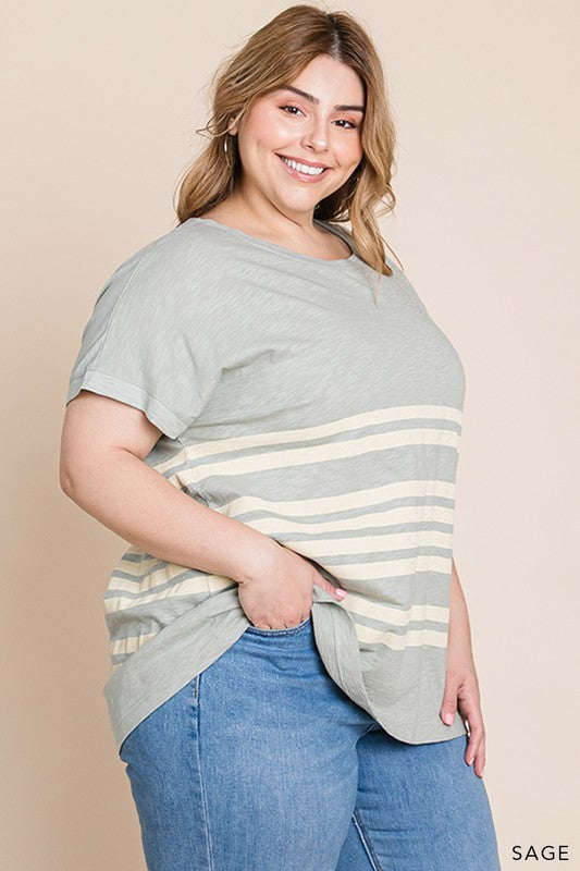 Far From You Striped Tee