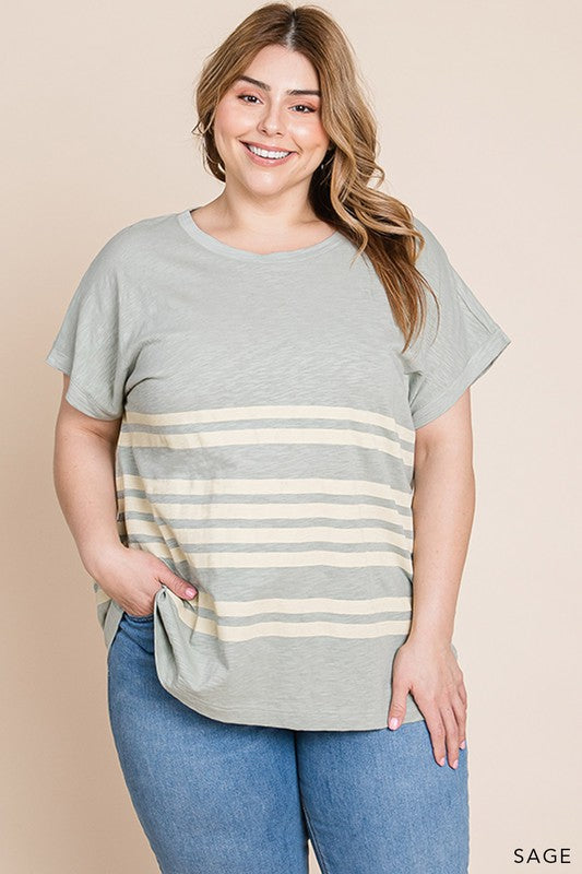 Far From You Striped Tee