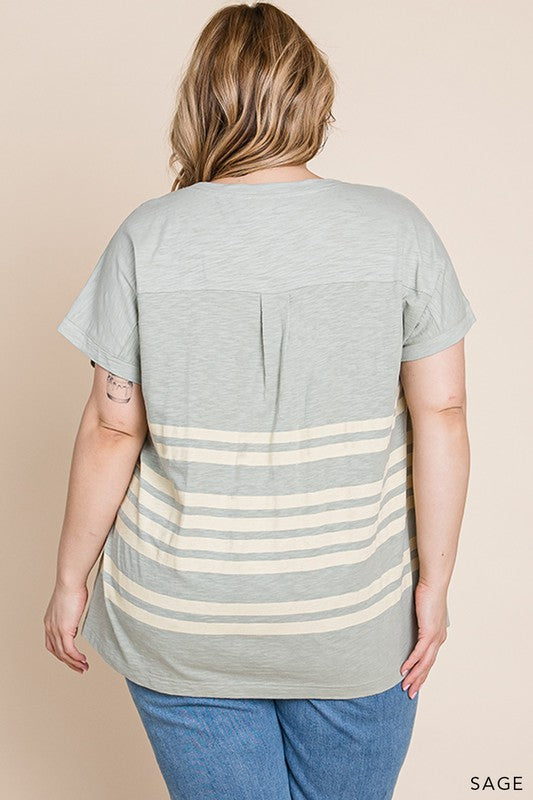 Far From You Striped Tee