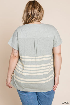 Far From You Striped Tee