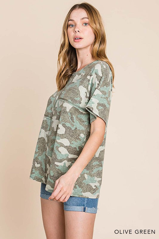 Save A Life Camo Tee