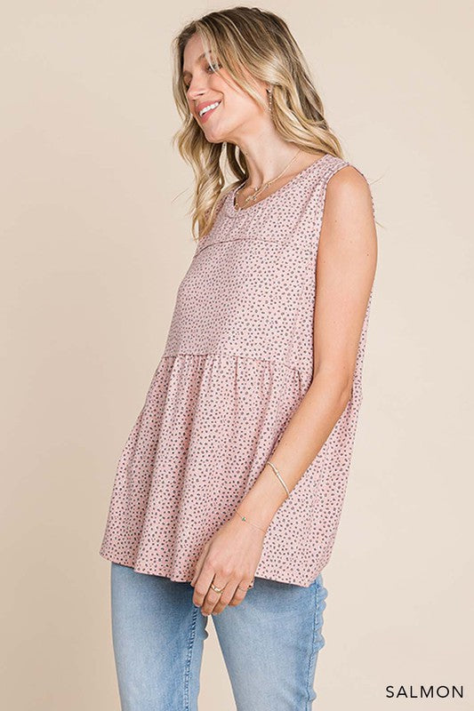 Talk For Hours Babydoll Tank