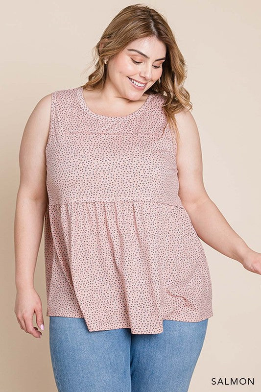 Talk For Hours Babydoll Tank