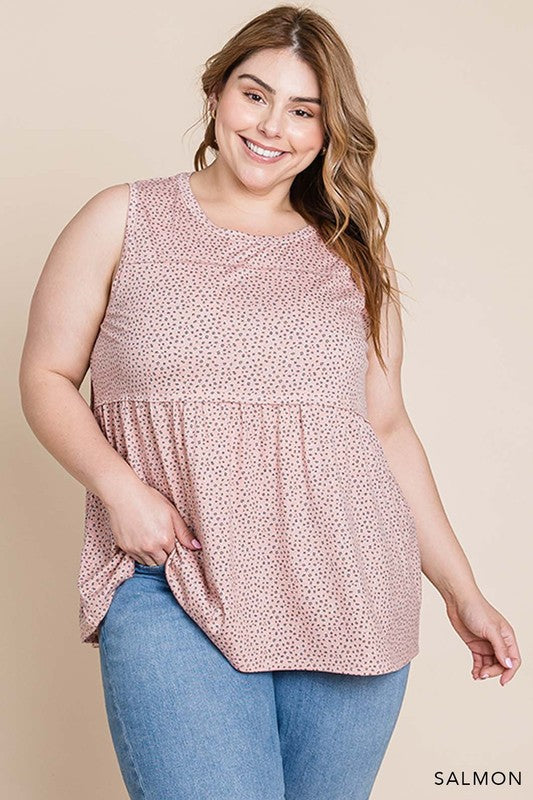 Talk For Hours Babydoll Tank