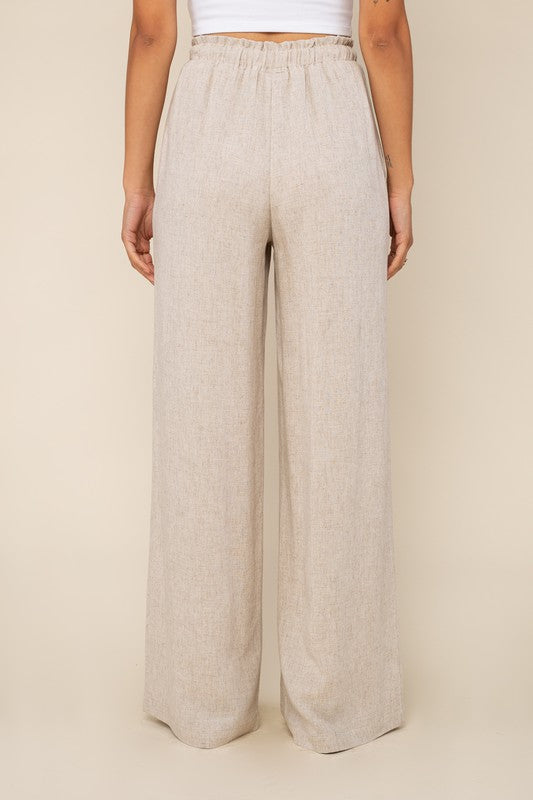 No Less Than Linen Pants - Natural