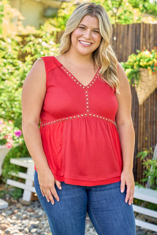 Wish I Knew Tank - Red