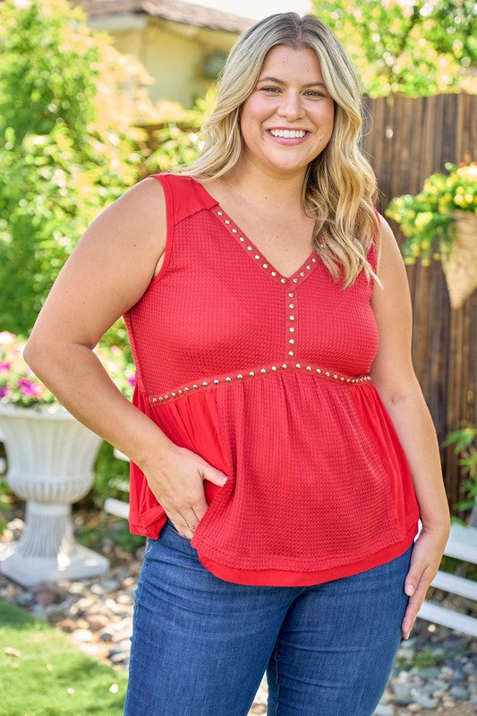 Wish I Knew Tank - Red