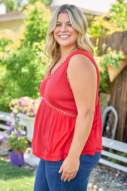 Wish I Knew Tank - Red