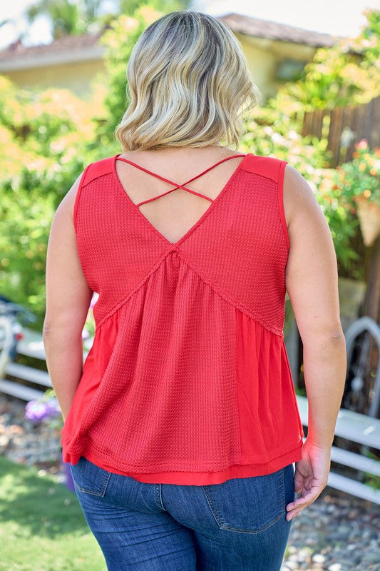 Wish I Knew Tank - Red