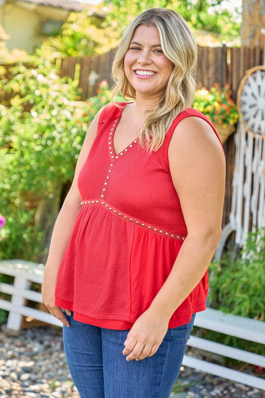 Wish I Knew Tank - Red