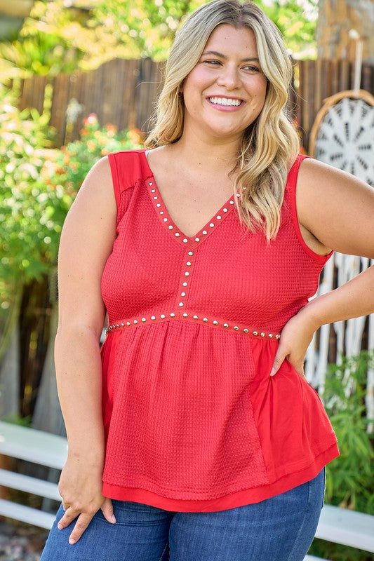 Wish I Knew Tank - Red