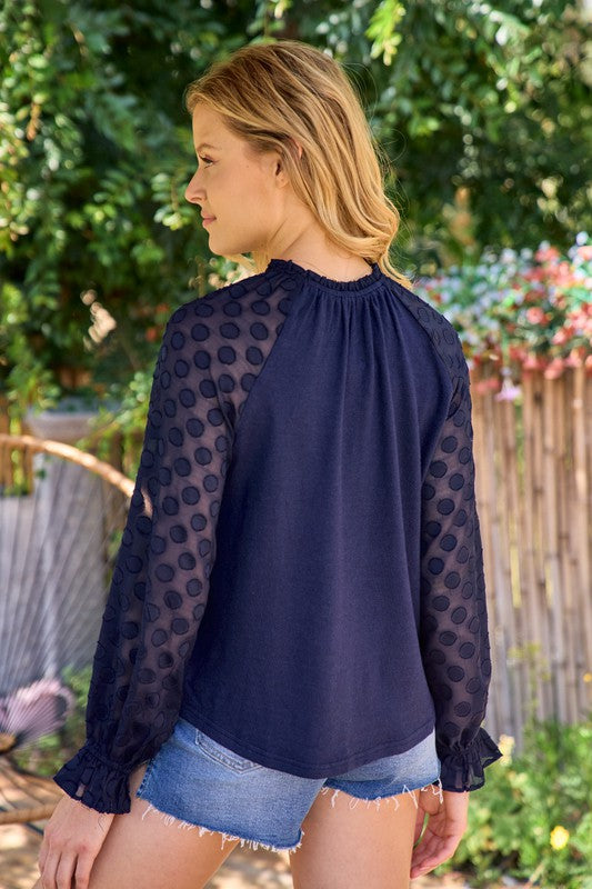 Was So Excited Knit Blouse