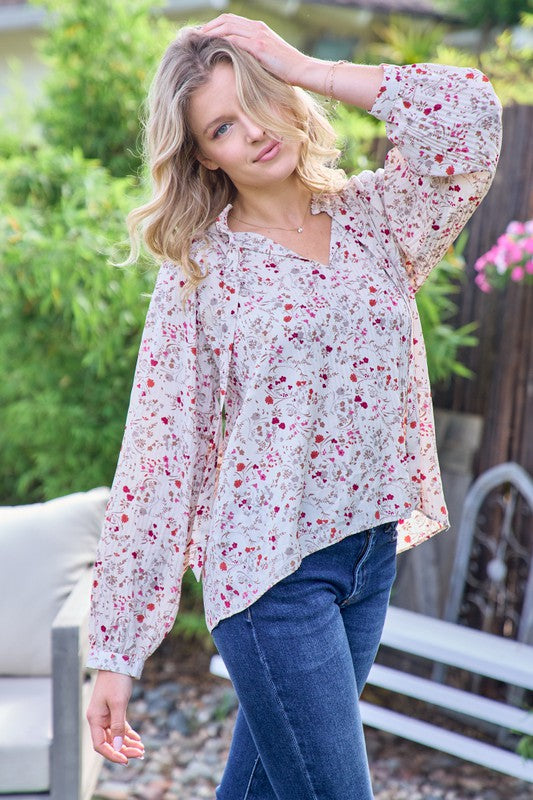 As You Are Floral Blouse
