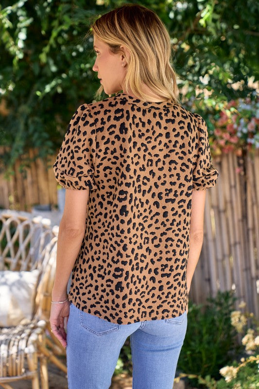 Make Your Day Leopard Top