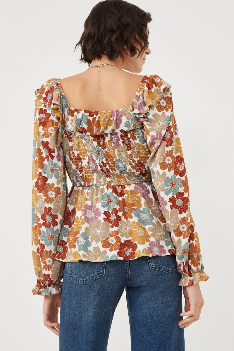 Give or Take Floral Blouse