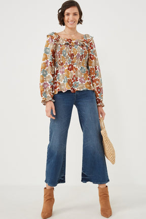 Give or Take Floral Blouse