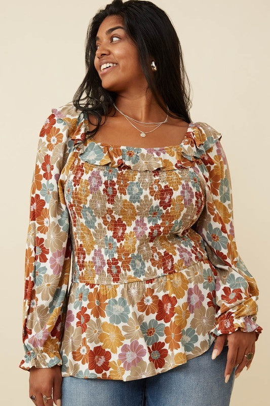 Give or Take Floral Blouse