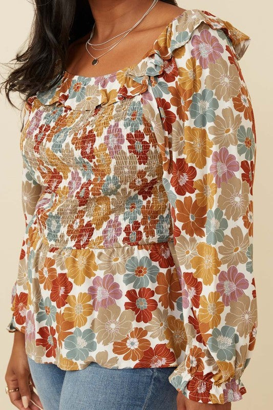 Give or Take Floral Blouse