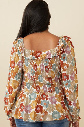 Give or Take Floral Blouse